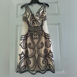Size 7 Gianni Bini Beaded Formal Dress